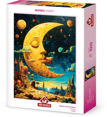Wowo Series - Dreaming Moon Puzzel (1000 stukjes) | Art, Verzenden, Nieuw