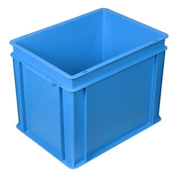 Stapelbak kunststof 400x300x325 mm 30 liter blauw, 30 tot 40 liter, Ophalen of Verzenden, Nieuw, Kunststof
