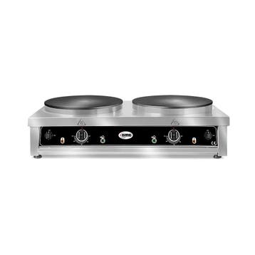 GMG Crepes Bakplaat | 2 platen 2x Ø40cm | 2kW |, Verzenden, Nieuw in verpakking