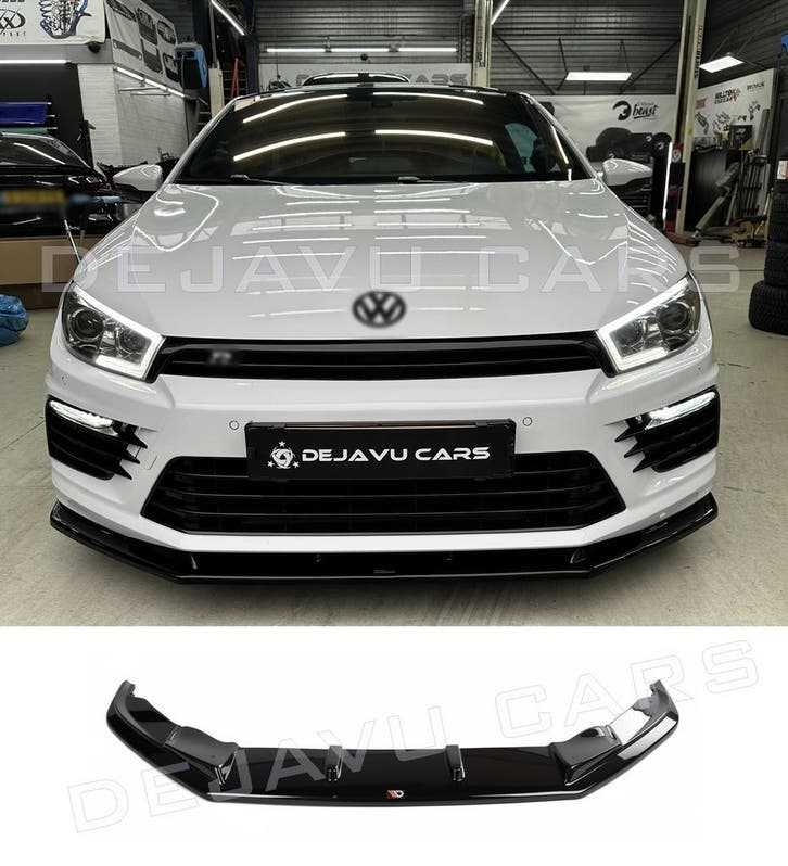 Front Splitter V.1 voor Volkswagen Scirocco MK3 R Facelift, Auto diversen, Tuning en Styling, Ophalen of Verzenden