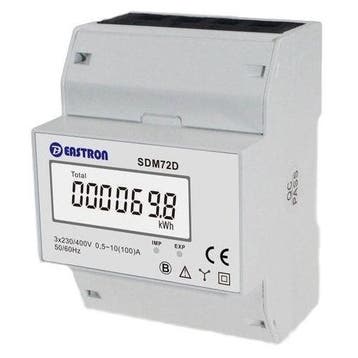 Eastron KWH meter 3-fase DIN-rail met MID-keur (verrekening), Doe-het-zelf en Verbouw, Elektra en Kabels, Ophalen of Verzenden