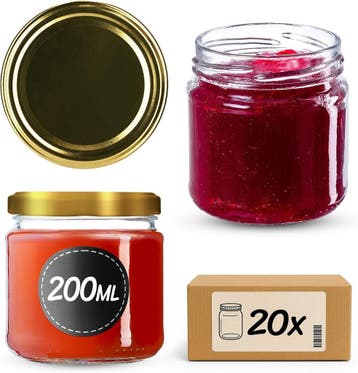 Glazen Potjes 20st - Hittebestendig | Laatste Stuk!, Ophalen of Verzenden, Nieuw