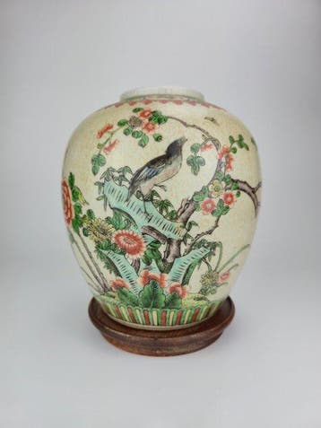 Gemberpot (2) - Porselein - Famille Verte gemberpot