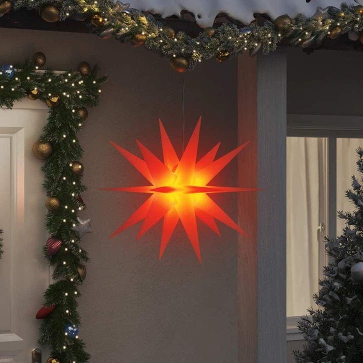 Kerstster 100cm rood led | retourdeal 51% korting, Diversen, Kerst, Zo goed als nieuw, Ophalen of Verzenden
