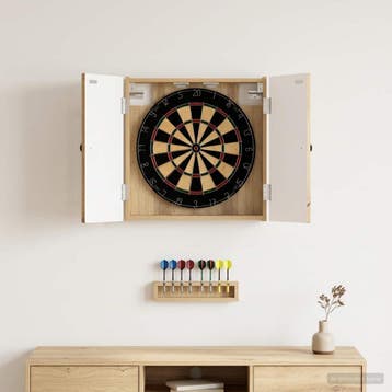 vidaXL Dartbord Kabinet EDE Artisanaal eiken 52,5 x 10,5 x, Verzenden, Nieuw