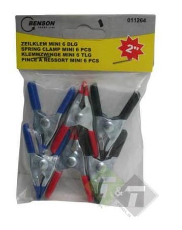 Zeilklem Mini, Zeil Clip Set, 6 Delig, Markt Klemmen, Benson, Doe-het-zelf en Verbouw, Ophalen of Verzenden, Nieuw, IJzer, Overige typen
