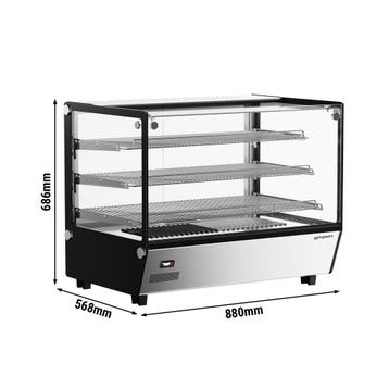 GGM Gastro | Warmhoudvitrine - 880mm - 1,5kW - 3 niveaus |, Verzenden, Nieuw in verpakking