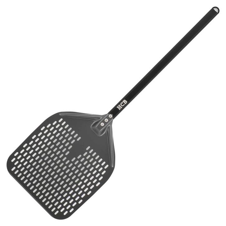 HCB Pizzaschep - geperforeerd blad - 90 cm - geanodiseerd, Tuin en Terras, Pizzaovens, Verzenden