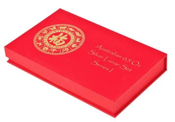 Verzameldoos Lunar I - 1/2 oz (9 munten), Verzenden, Losse munt
