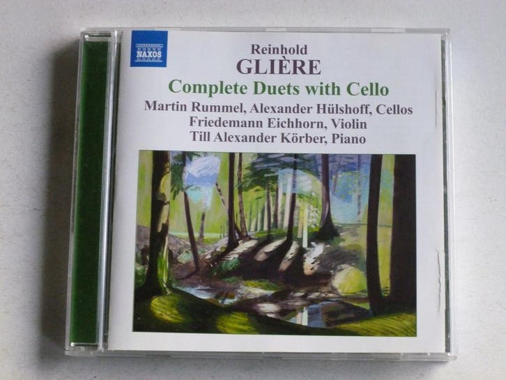 Reinhold Gliere - Complete Duets with Cello / Rummel, Hülsho, Cd's en Dvd's, Cd's | Klassiek, Zo goed als nieuw, Ophalen of Verzenden