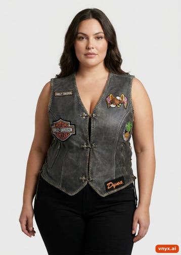 Euro Stars Leren bodywarmers Dames maat XXL Bruin Vintage, Ophalen of Verzenden, Nieuw