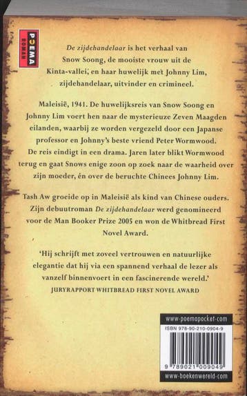 Poema pocket De zijdehandelaar 9789021009049 Tash Aw, Verzenden, Zo goed als nieuw, Tash Aw
