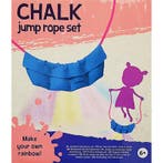 2 x springtouw met stoepkrijt - springtouw met kleuren -, Verzenden, Nieuw