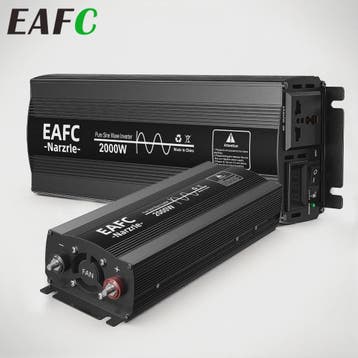 Krachtige Pure Sine Wave Omvormer 2000W/3000W/4000W - 12V/24, Verzenden, Nieuw