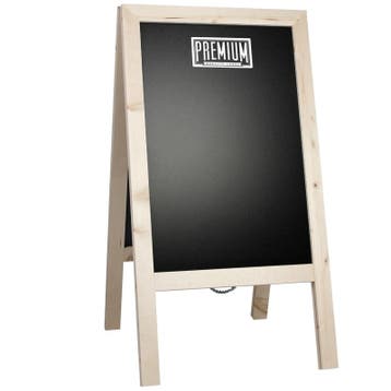 Krijtstoepbord Steigerhout Blank 46x80 cm, Nieuw in verpakking