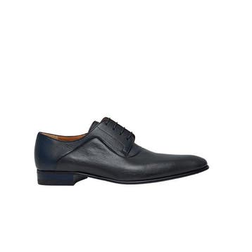 TESTONI Derby Shoes Soft Calf / Mini Karibu Blue 8 UK - 42, Nieuw