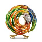 Broche - 18 karaat Geel goud, Exclusieve 18-karaats