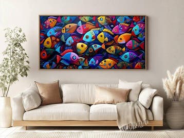 Felix van Horst - Vibrant School (XXL), Antiek en Kunst