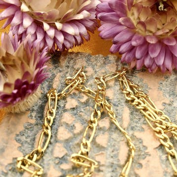 Gouden Figaro schakelketting, Ophalen of Verzenden, Gebruikt, Goud, Goud