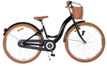Volare Ashley Kinderfiets - Meisjes - 26 inch - Zwart -, Verzenden, Nieuw, 26 inch of meer