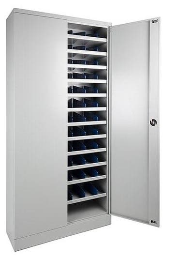 Vakkenkast Grijs Gesloten 200x100x45cm incl. 72, Ophalen of Verzenden, Nieuw