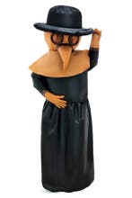 KIMU® Opblaas Kostuum Pestdokter Voodoo Opblaasbaar pak Pest, Carnaval, Nieuw, Overige maten, Ophalen of Verzenden