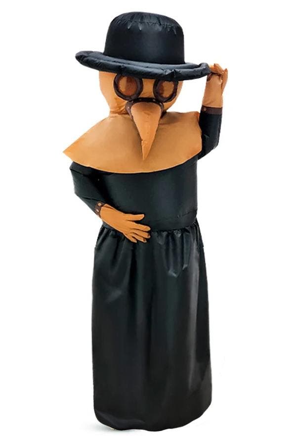 KIMU® Opblaas Kostuum Pestdokter Voodoo Opblaasbaar pak Pest, Kleding | Heren, Carnavalskleding en Feestkleding, Kleding, Nieuw