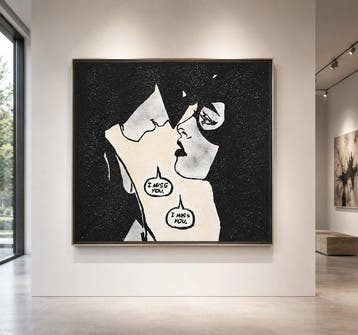 Timo Wedell - Miss You - XL - Pop Art Batman, Antiek en Kunst