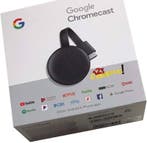 Google Chromecast V3 in Doos (Google Producten), Ophalen of Verzenden, Zo goed als nieuw