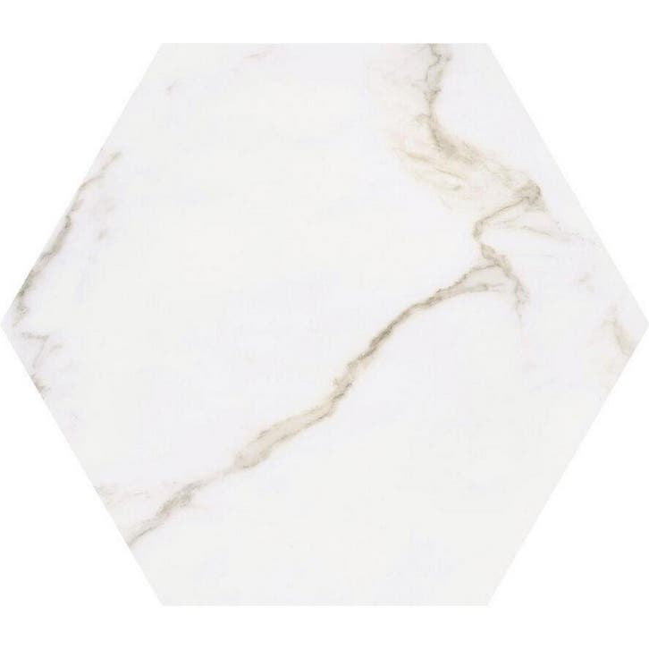 Vloertegel Cifre Ceramica Hexagon Diamond Marmerlook 15x17, Doe-het-zelf en Verbouw, Tegels, Ophalen of Verzenden