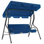vidaXL Schommelbank 170x110x153 cm stof donkerblauw, Verzenden, Nieuw