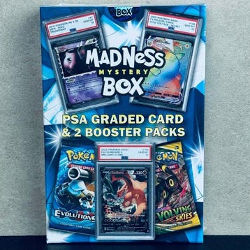 Pokémon Mystery box - Madness Mystery Box - PSA Graded Card, Nieuw