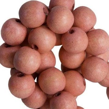 30 x Houten Kralen Vintage Nature Blush 6mm, Ophalen of Verzenden, Nieuw, Kraal