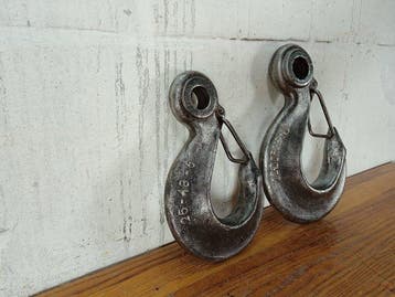 Industriële apparatuur - Vintage Industriële Kraanhaken -