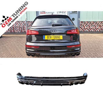 Diffuser geschikt voor Q5 | SQ-Style | 2017-2025 | S-Line |, Nieuw, Achter, Bumper, Audi