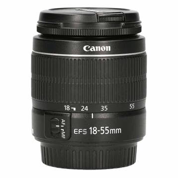 Canon EF-S 18-55mm f/3.5-5.6 III met garantie, Gebruikt, Canon, Ophalen of Verzenden, Standaardlens