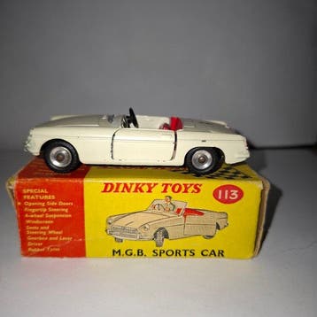 Dinky Toys 1:43 - Modelauto - M.G.B. Sports Car, Nieuw