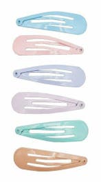 Haarspeld Klikklak 5cm - Basic - Pastel - Blauw Roze Paars, Nieuw