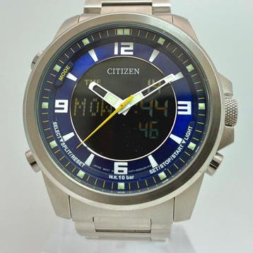 Citizen - Citizen Ana-Digi World Time – Blue Dial –, Nieuw