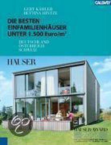 Die besten Einfamilienhäuser unter 1.500 Euro/m² Gert Kähler, Verzenden, Zo goed als nieuw, Gert Kähler