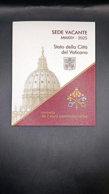 Vaticaan. 2 Euro 2025 Sede Vacante (Zonder minimumprijs)