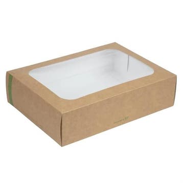 Vegware composteerbare sandwichboxen | deksel medium (50..., Verzenden, Nieuw in verpakking