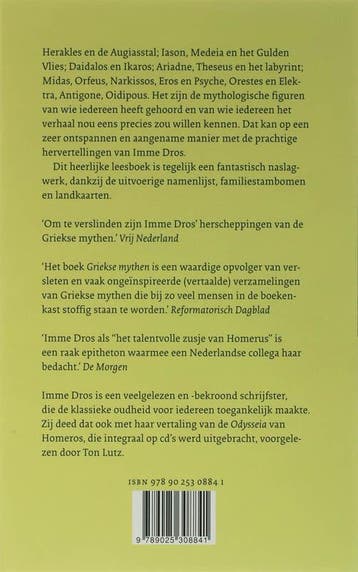 Griekse mythen 9789025308841 Imme Dros, Boeken, Verzenden, Gelezen, Imme Dros