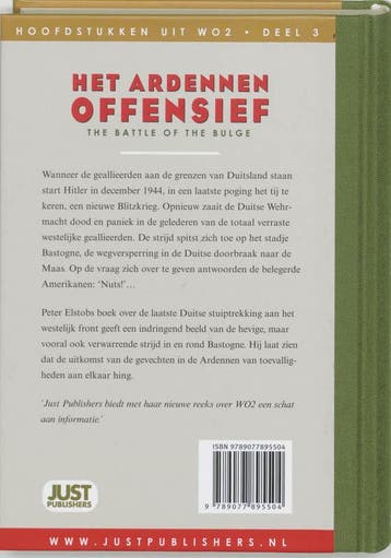 Het ardennenoffensief / Hoofdstukken uit WO2 / 3 P. Elstob, Boeken, Verzenden, Zo goed als nieuw, P. Elstob