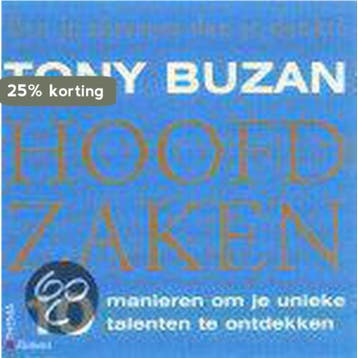 Hoofdzaken - Tony Buzan 9789058710246, Verzenden, Zo goed als nieuw, Tony Buzan