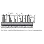 Voerhek Spinder Limoline zelfsluitend L355 / H104 / VPB70 /, Dieren en Toebehoren