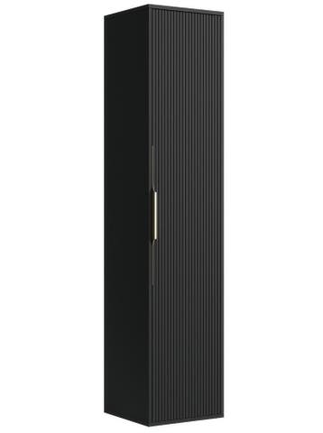 Badkamerkast Rimini 38 x 33  x 170 cm - Mat Zwart, Verzenden, Nieuw, (Half)hoge kast