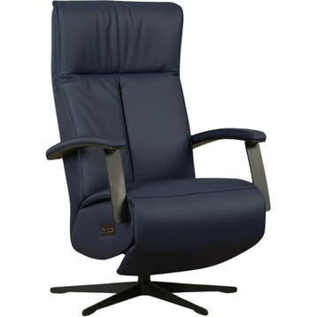 Leren elektrisch relaxfauteuil Pure - Toledo Kobalt (blauw), Huis en Inrichting, Bohemian, Industrieel, Modern, Scandinavisch