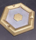 David Marshall - Asbak - Aluminium, Messing