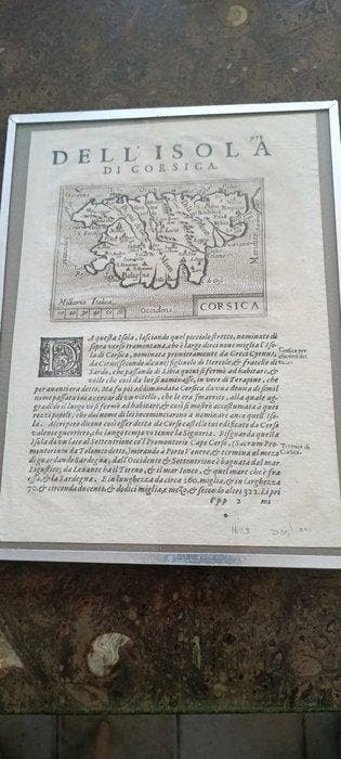 Frankrijk - Corsica; Ortelius - Carte de la corse -, Nieuw